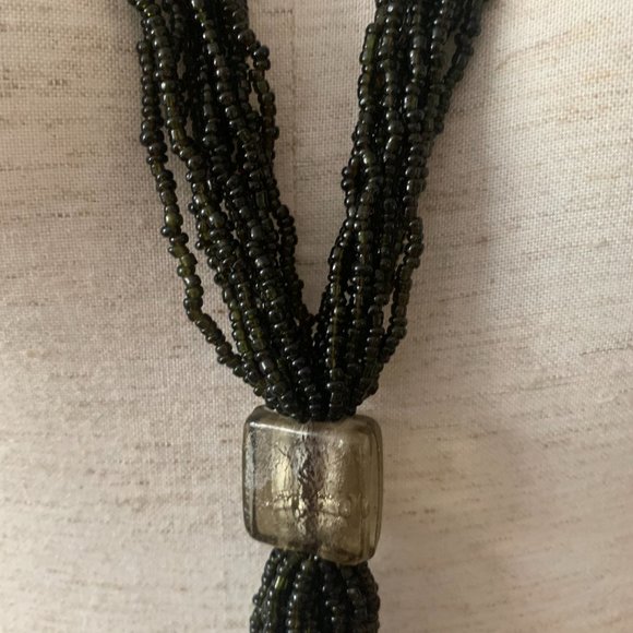 Vintage beaded necklace - Picture 3 of 7